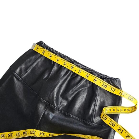 Aritzia Wilfred Free Daria Pant, Vegan Leather, High Rise, Black, Size Small - Picture 4 of 9